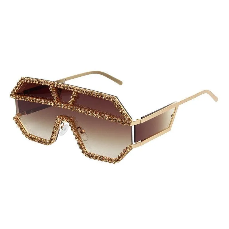 Mace Oversized Geometric Sunglasses
