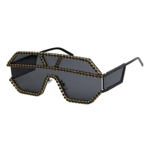 Mace Oversized Geometric Sunglasses