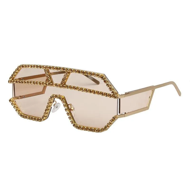 Mace Oversized Geometric Sunglasses