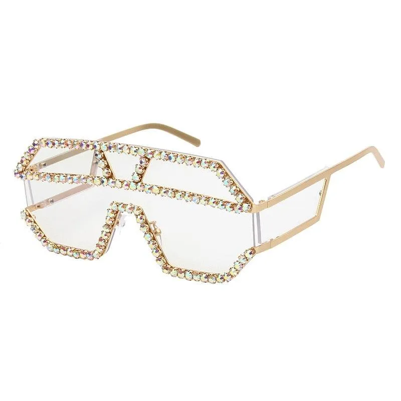 Mace Oversized Geometric Sunglasses