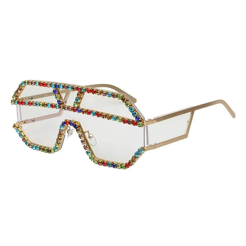 Mace Oversized Geometric Sunglasses