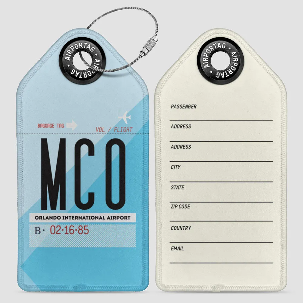 MCO - Luggage Tag