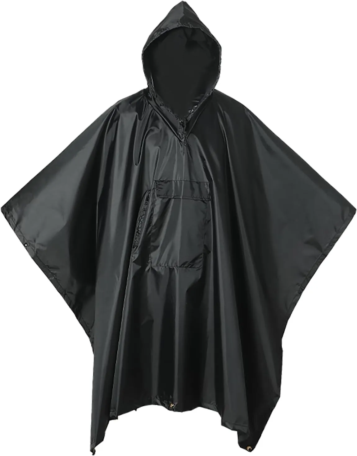 Military Poncho, Waterproof Camouflage Army Poncho, Multi Use Rip Stop Military Rain Poncho