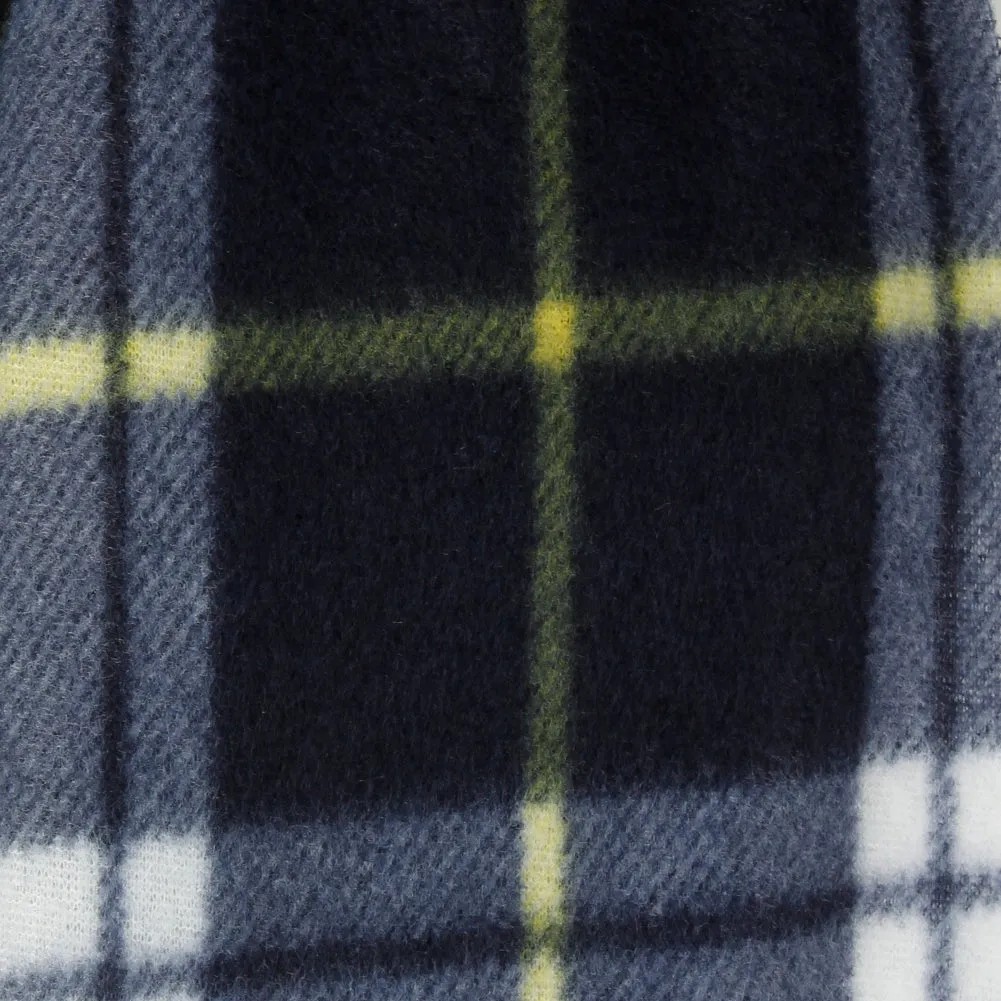 Minky Accessories Men's 2 Fleece Plaid Fringed Scarves