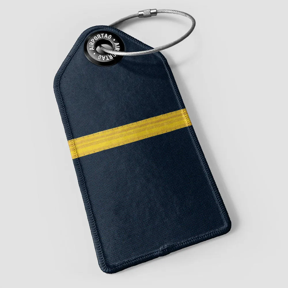 Navy Pilot Stripes - Luggage Tag