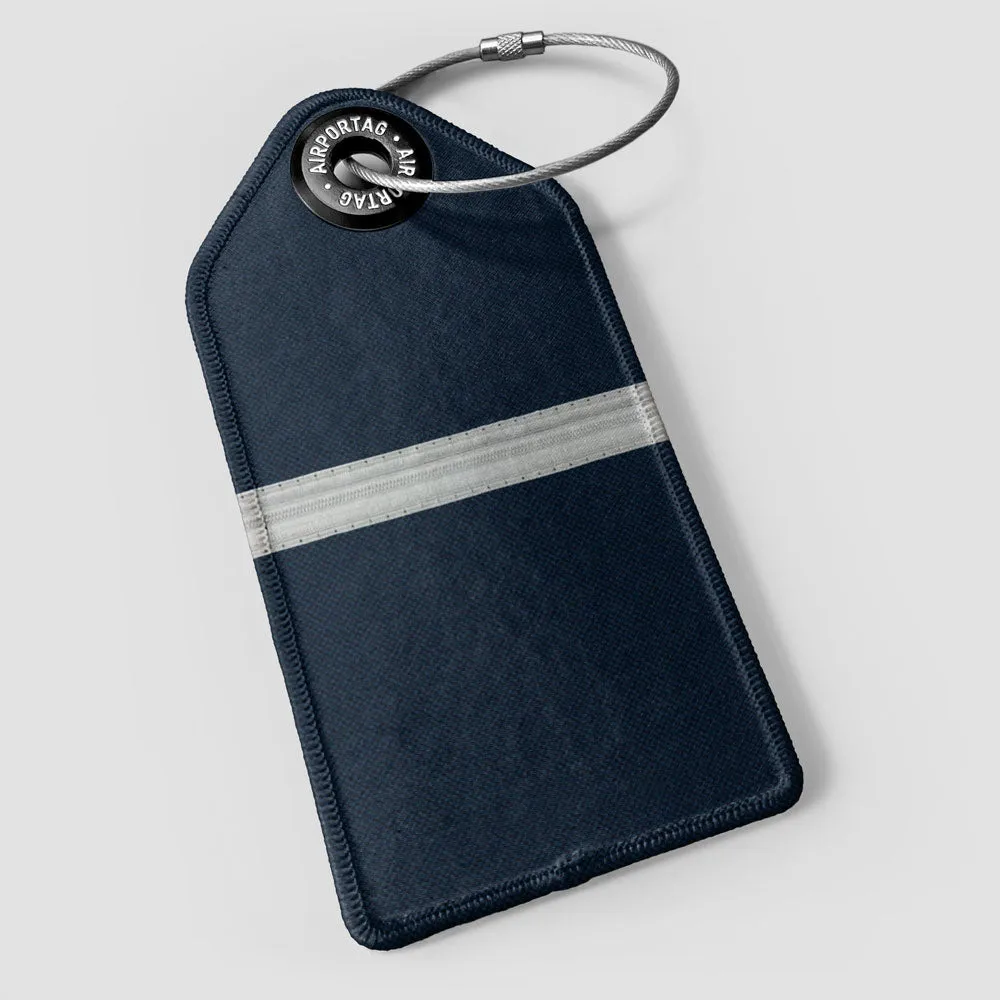 Navy Pilot Stripes - Luggage Tag