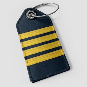 Navy Pilot Stripes - Luggage Tag