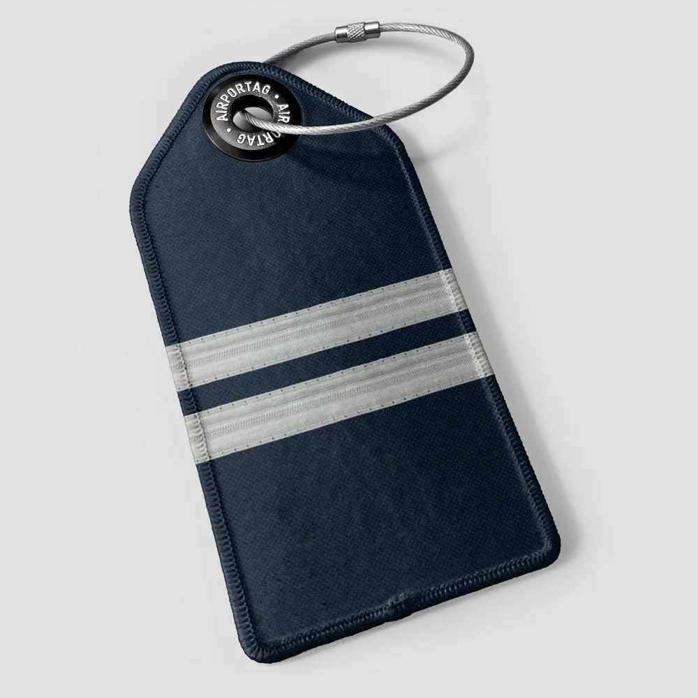 Navy Pilot Stripes - Luggage Tag