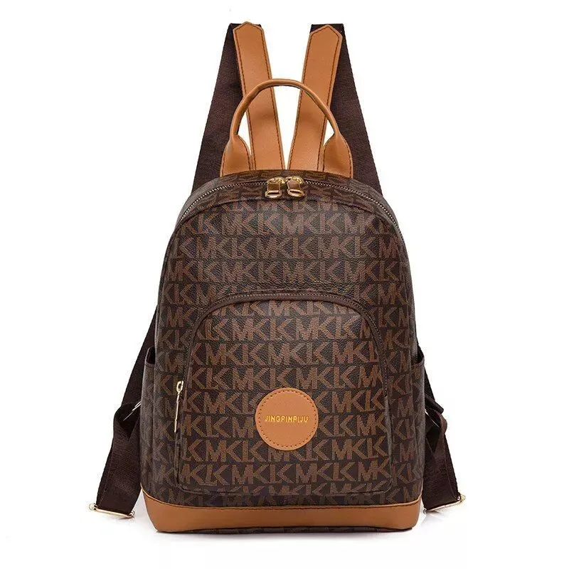 NEW Famous Retro Print Backpack Large Anti Theft Anti Splash Backpack Synthetic! Unbranded