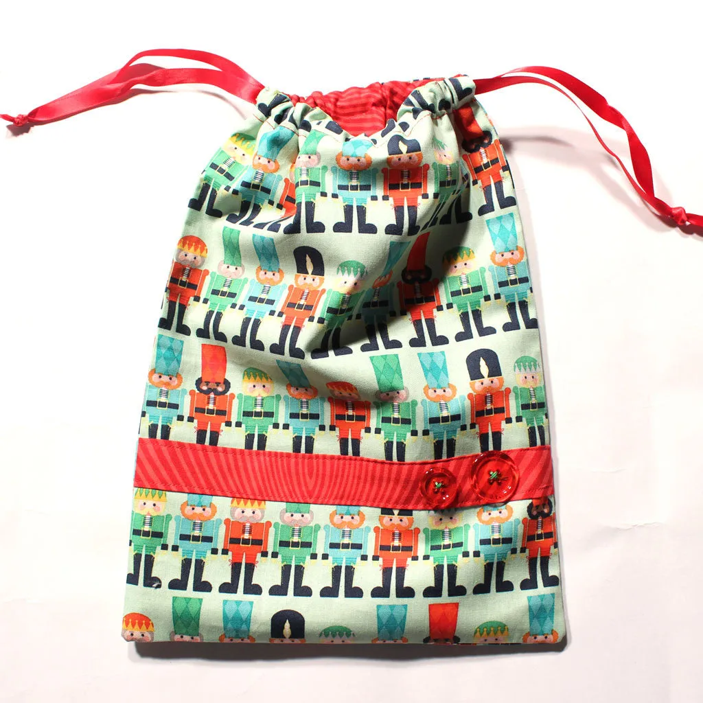 Nutcracker March Drawstring Tote