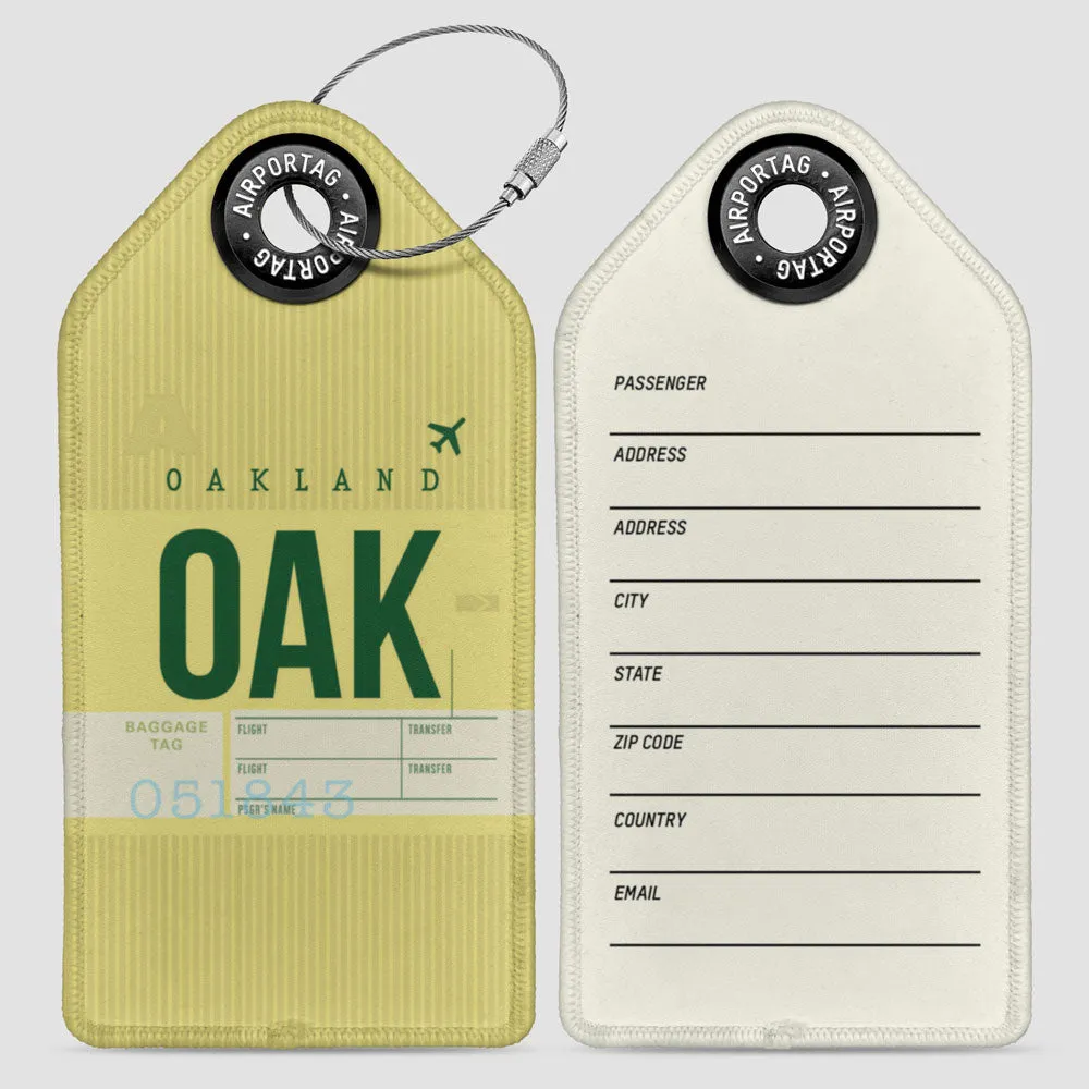 OAK - Luggage Tag