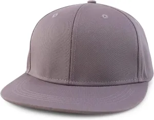 Oversized 2XL Structured Flatbill Snapback Cap for Big Heads