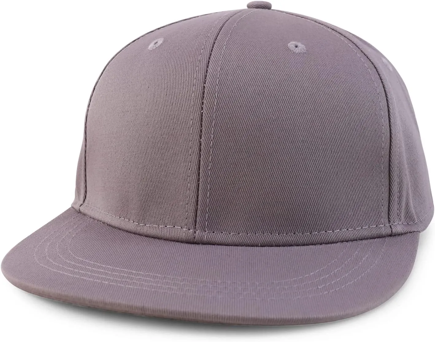 Oversized 2XL Structured Flatbill Snapback Cap for Big Heads