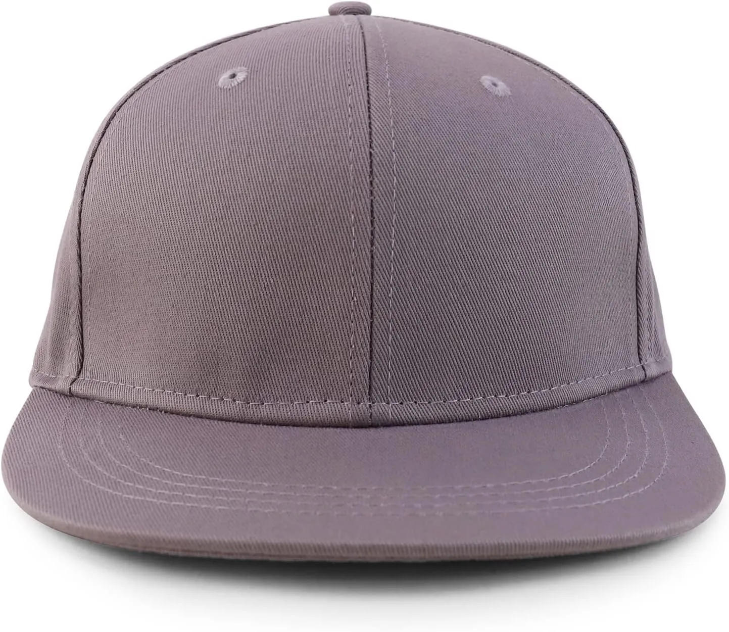 Oversized 2XL Structured Flatbill Snapback Cap for Big Heads
