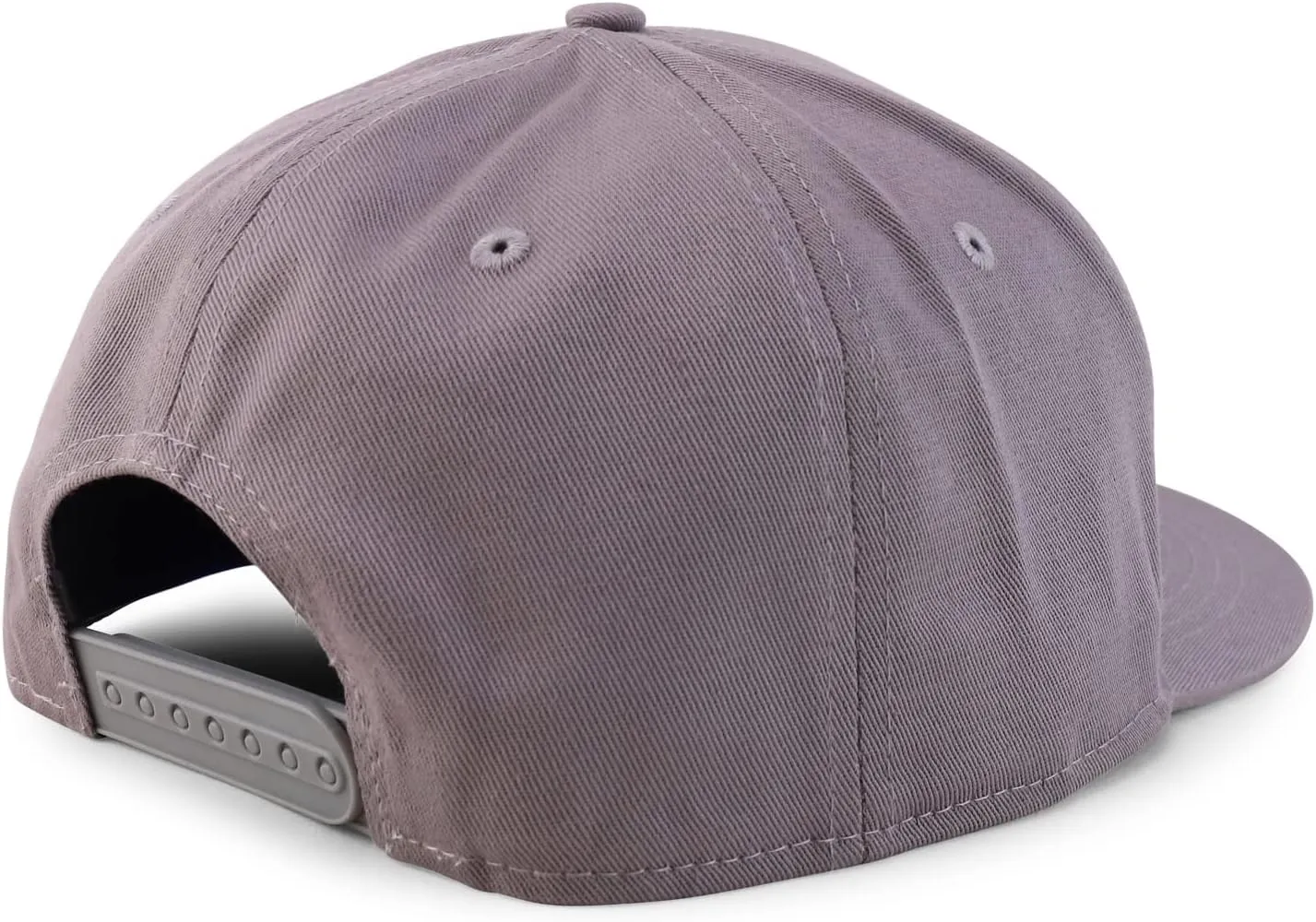 Oversized 2XL Structured Flatbill Snapback Cap for Big Heads