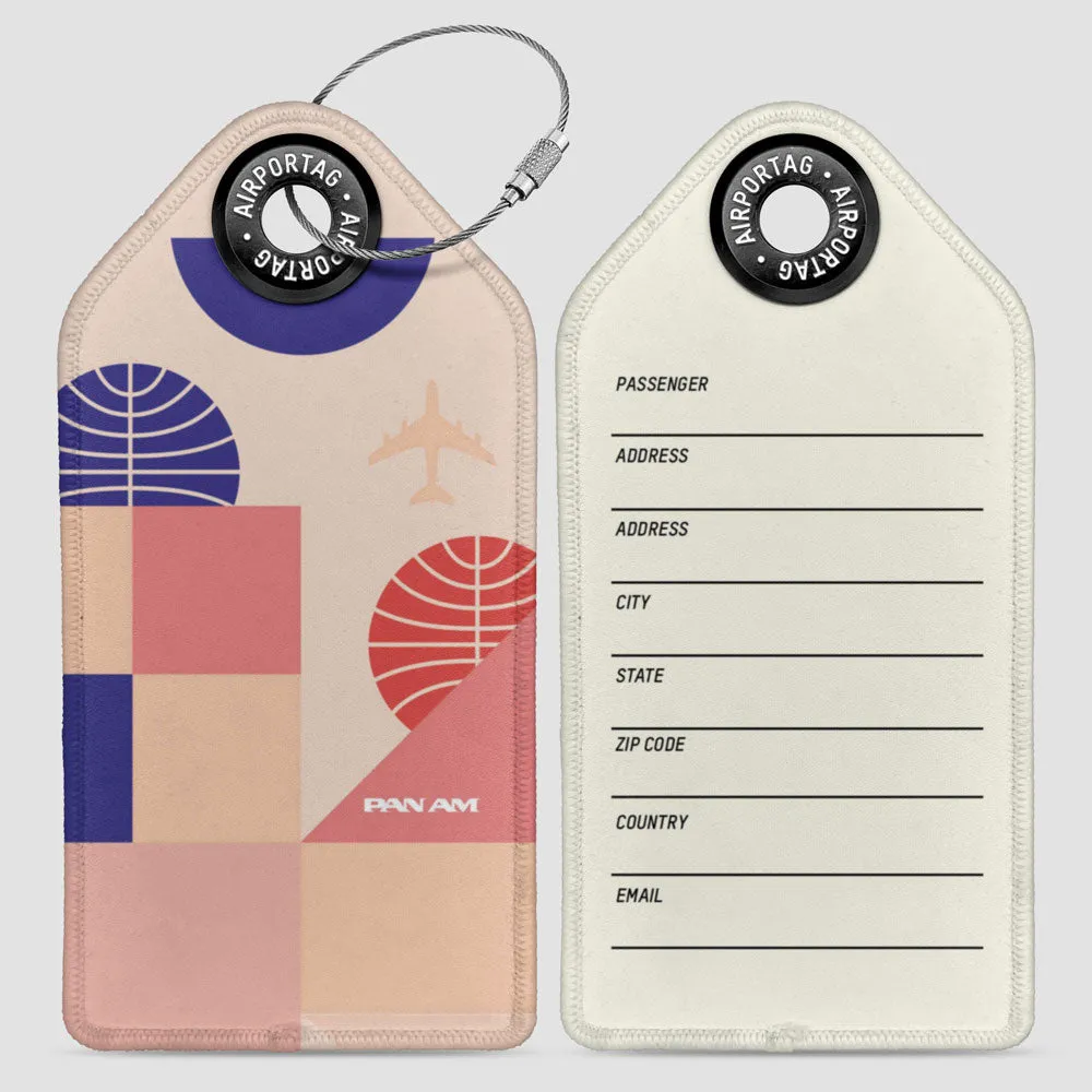 Pan Am - Bauhaus Pink - Luggage Tag
