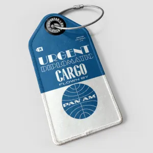 Pan Am - Urgent Diplomatic Cargo - Luggage Tag