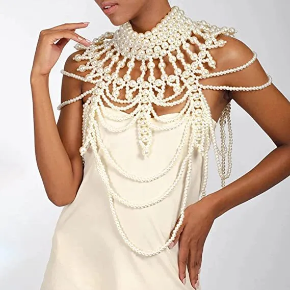 Pearl Tassel Body Chains