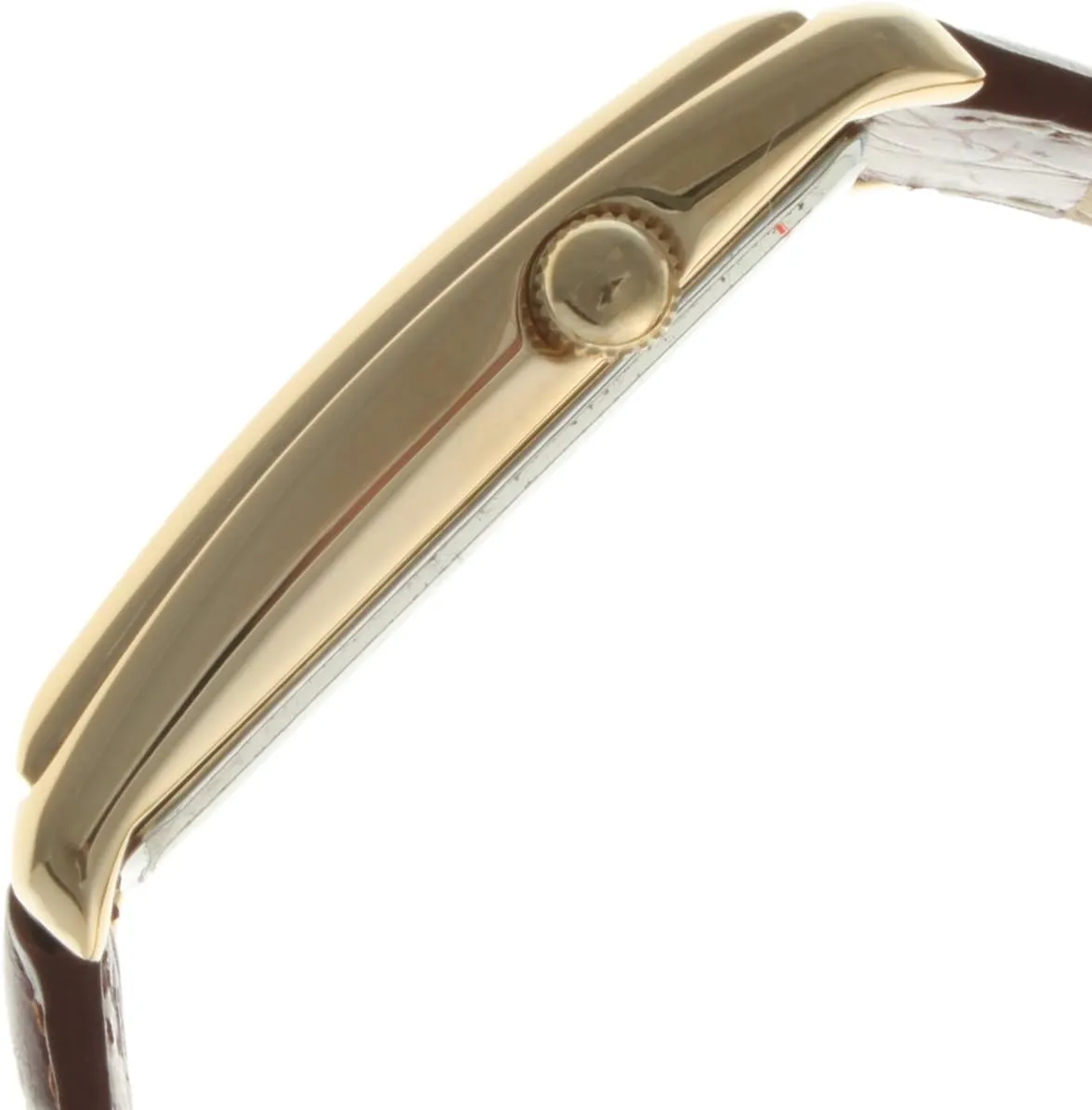 Peugeot Vintage Contoured Doctors Style Watch with Leather Band