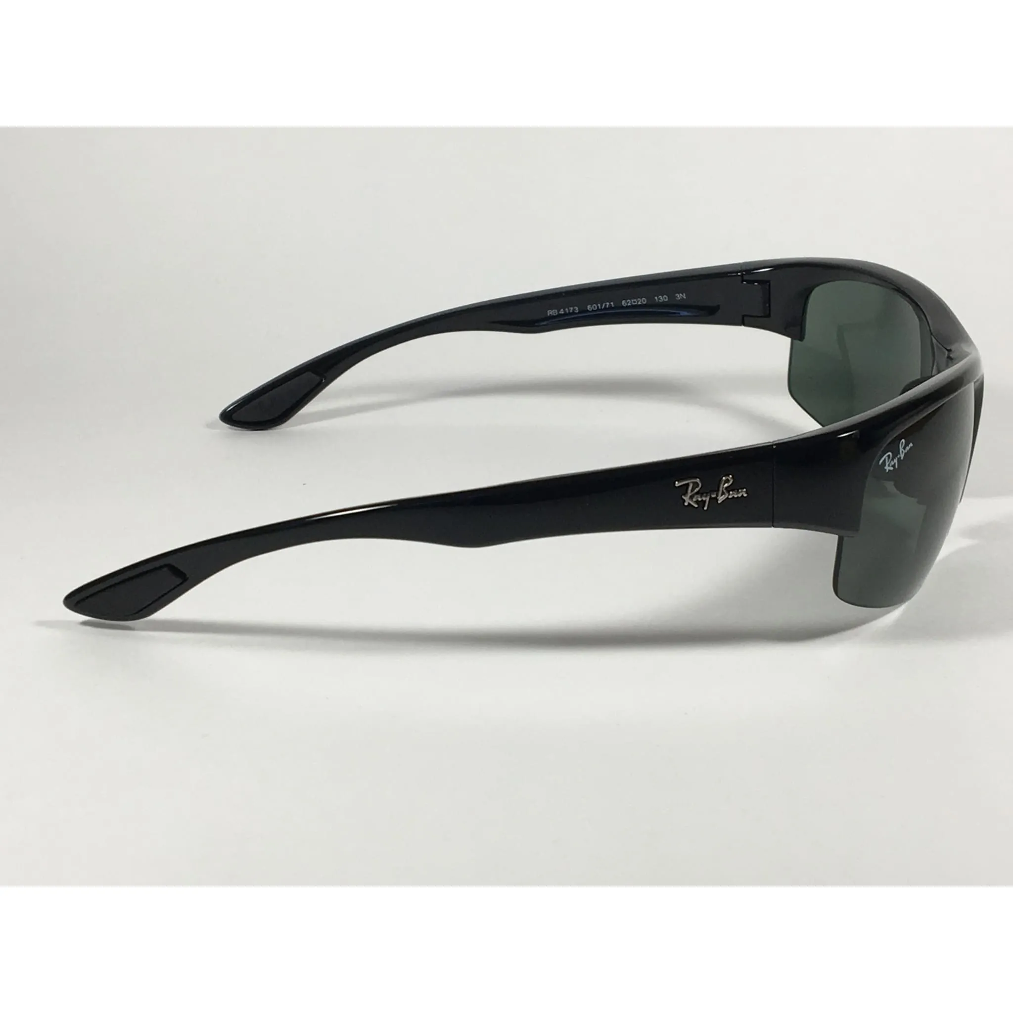 Ray-Ban Active Lifestyle Sunglasses RB4173 601/71 Sport Wrap Black Green Lens