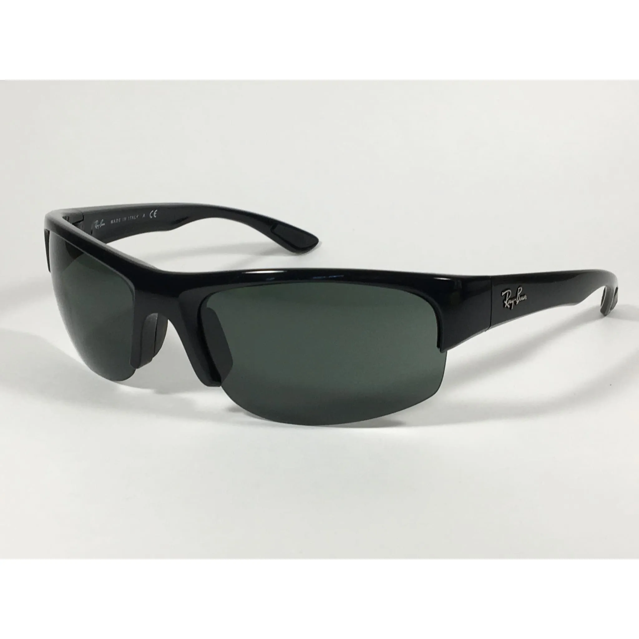 Ray-Ban Active Lifestyle Sunglasses RB4173 601/71 Sport Wrap Black Green Lens