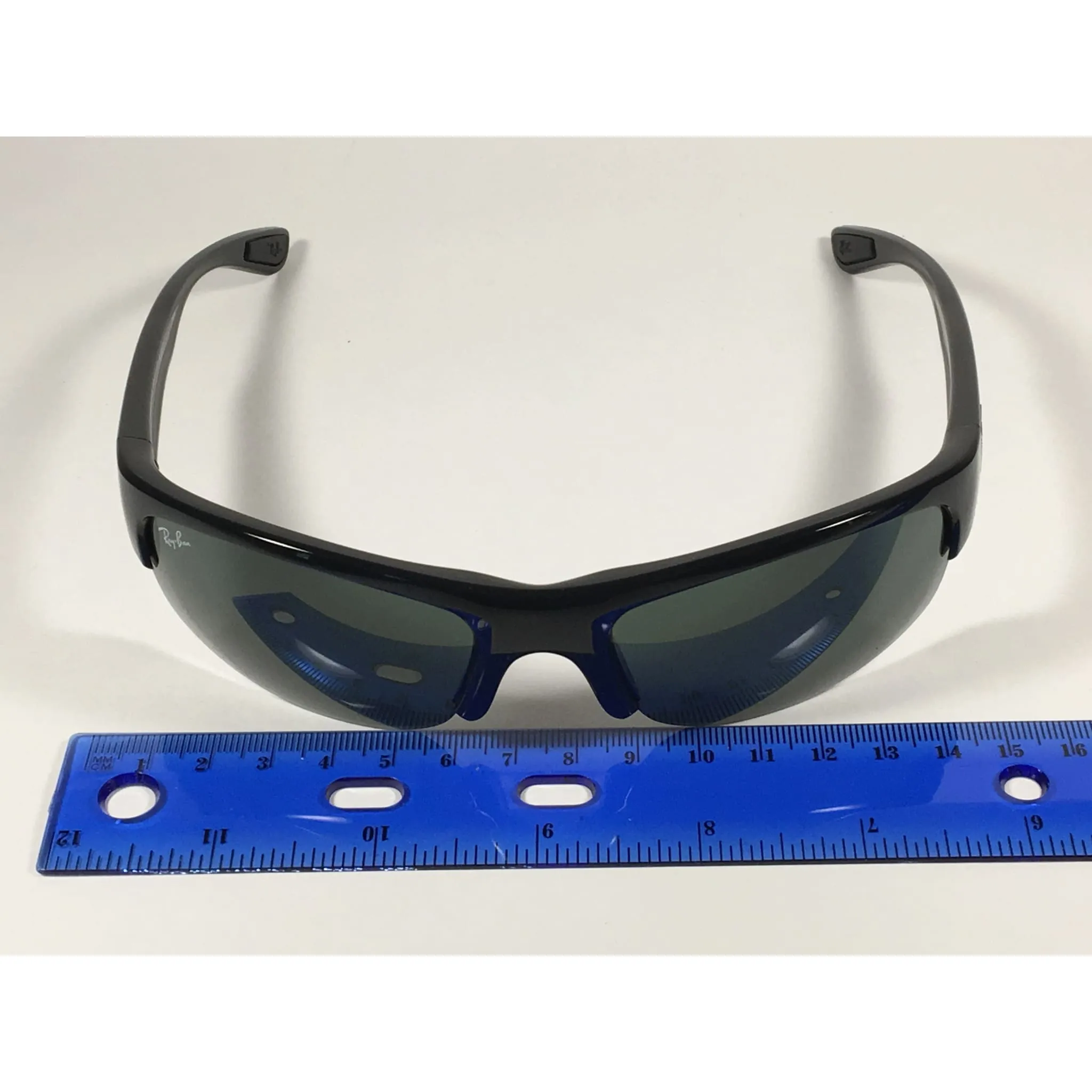 Ray-Ban Active Lifestyle Sunglasses RB4173 601/71 Sport Wrap Black Green Lens