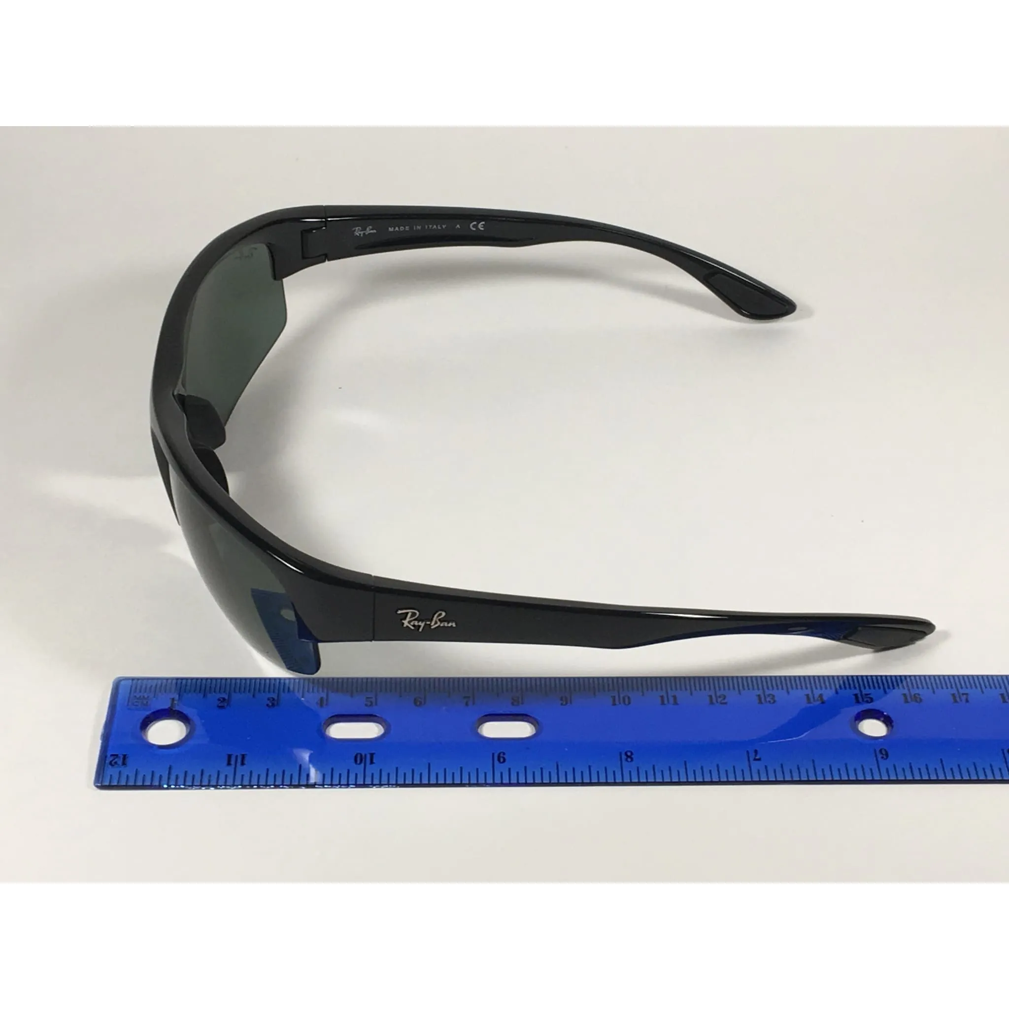 Ray-Ban Active Lifestyle Sunglasses RB4173 601/71 Sport Wrap Black Green Lens