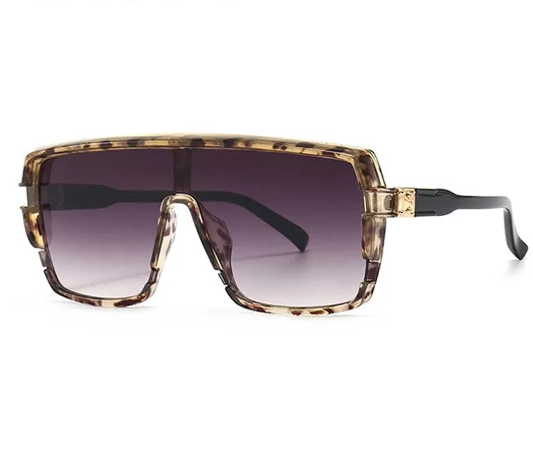 RETRO FASHION Oversized Square Gradient SUNGLASSES UV400