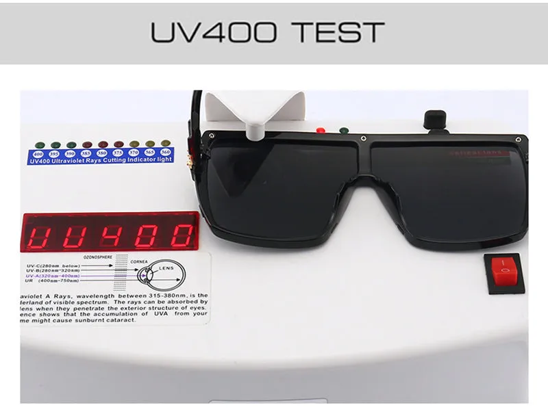 RETRO FASHION Oversized Square Gradient SUNGLASSES UV400