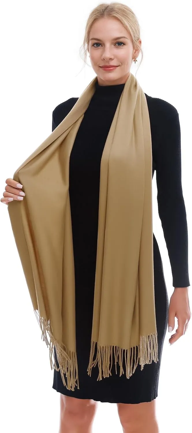 RIIQIICHY Scarf for Women Scarves and Wraps Winter Warm Pashmina Shawl for Cold Weather