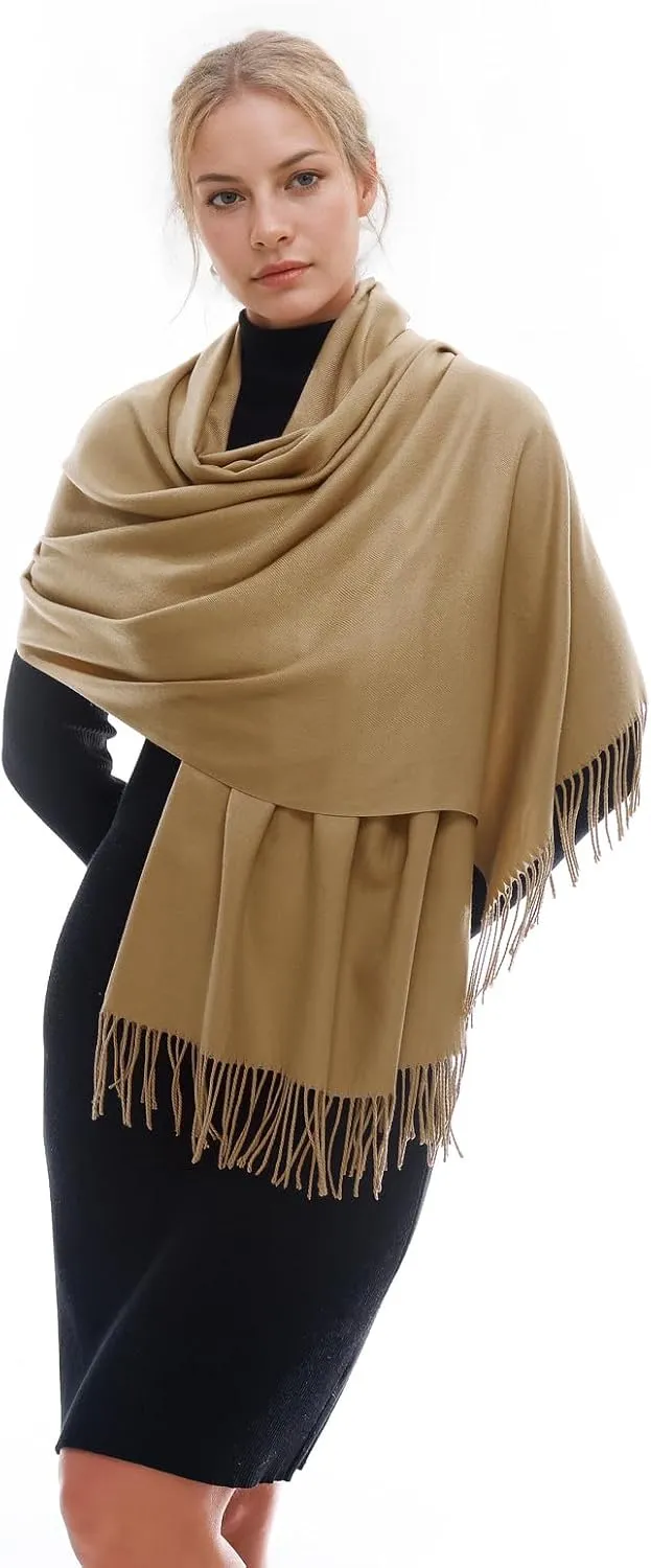 RIIQIICHY Scarf for Women Scarves and Wraps Winter Warm Pashmina Shawl for Cold Weather