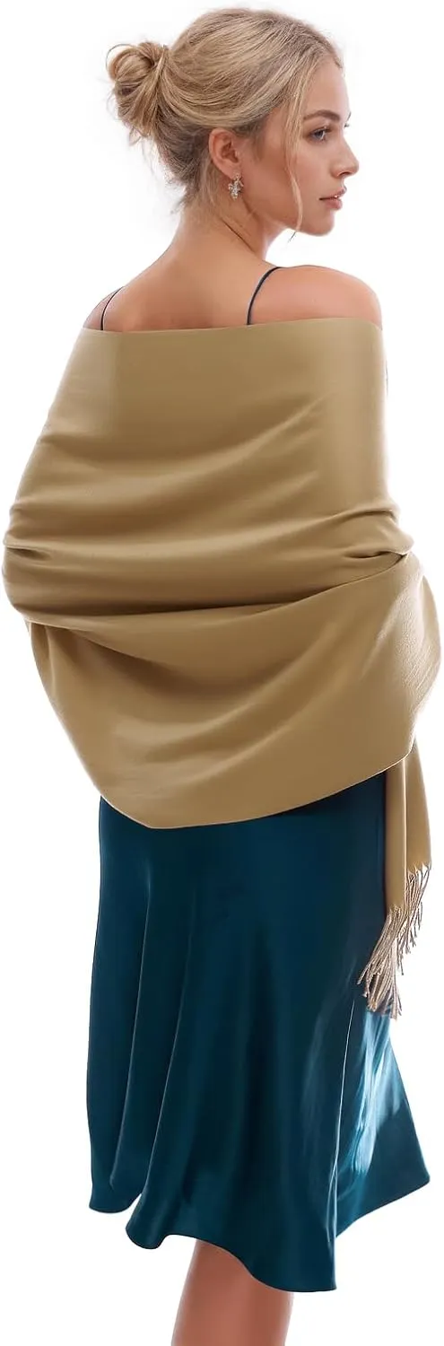 RIIQIICHY Scarf for Women Scarves and Wraps Winter Warm Pashmina Shawl for Cold Weather