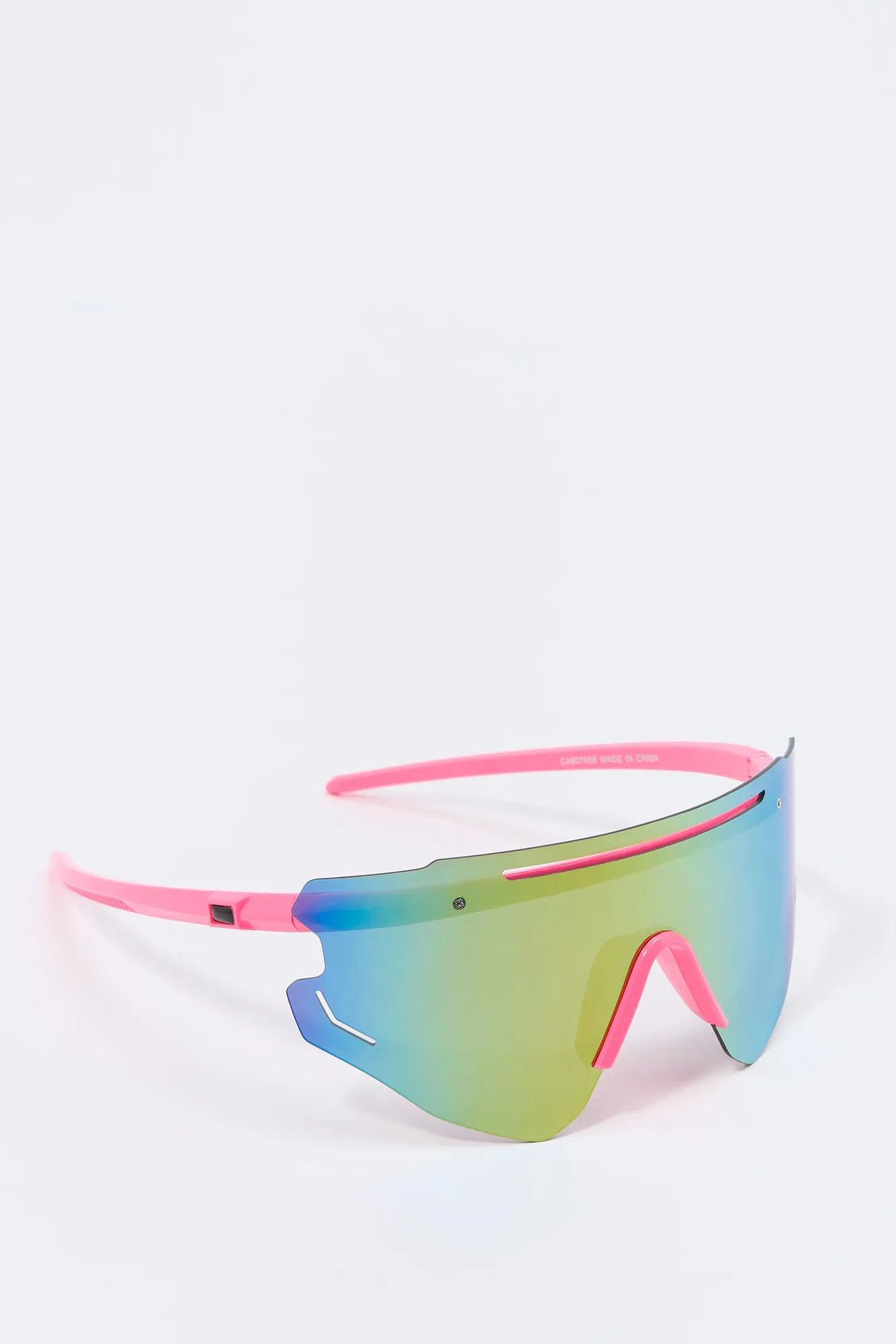 Rimless Sport Shield Sunglasses