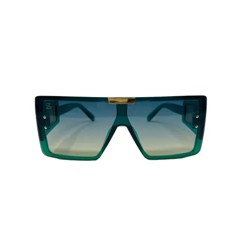 Shades Up | Rimless Oversized Square Designer Sunglasses