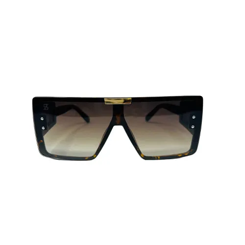 Shades Up | Rimless Oversized Square Designer Sunglasses