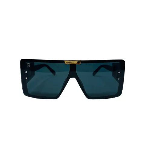 Shades Up | Rimless Oversized Square Designer Sunglasses