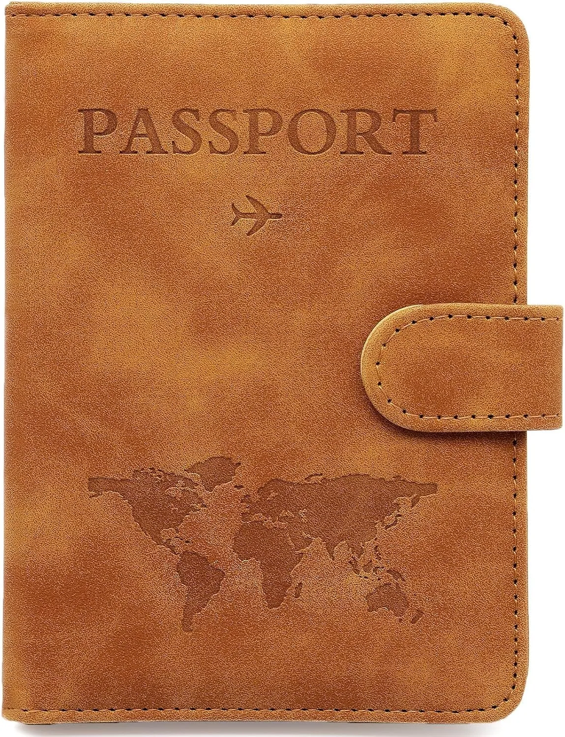Sizobi Passport Holder Covers Case, Passport Holder for Travel Essentials, RFID Blocking Leather International Travel Must Haves Travel Accessories for Women Men, Cruise Ship Essentials, Travel Gifts