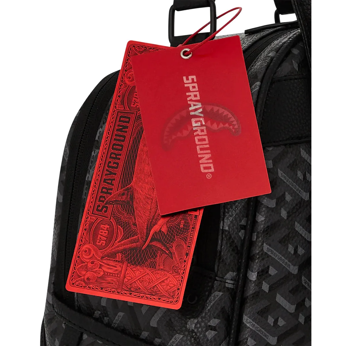 Sprayground - Zaino Small 3DSG Blackout Savage Limited Edition - 910B6483NSZ - 3DSG/BLACKOUT