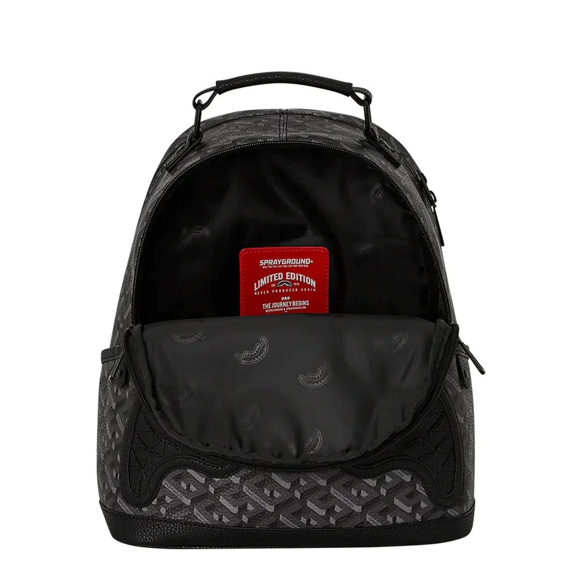 Sprayground - Zaino Small 3DSG Blackout Savage Limited Edition - 910B6483NSZ - 3DSG/BLACKOUT