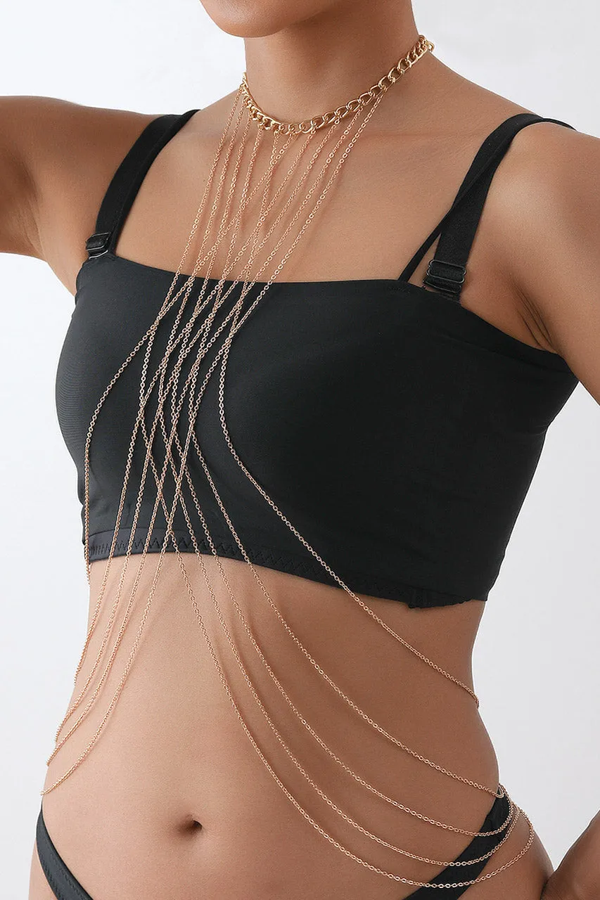 Strappy Criss Cross Body Jewelry