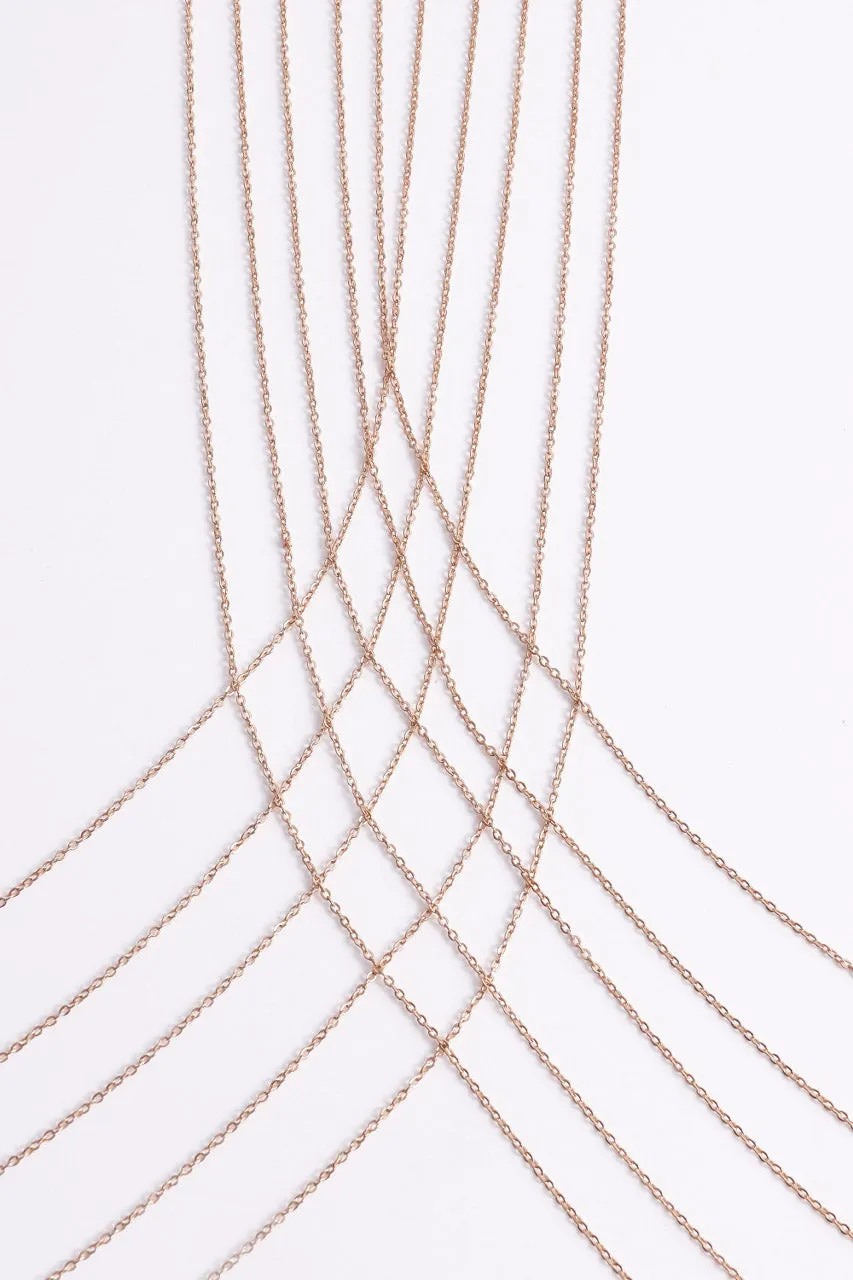 Strappy Criss Cross Body Jewelry