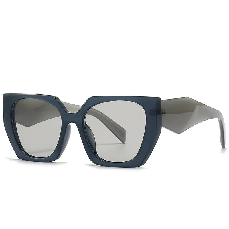 VAIGE Oversized Square Sunglasses with UV400 Protection - Luxury Designer Shades, Polycarbonate Frame and Lenses, 68mm Width, 46mm Height
