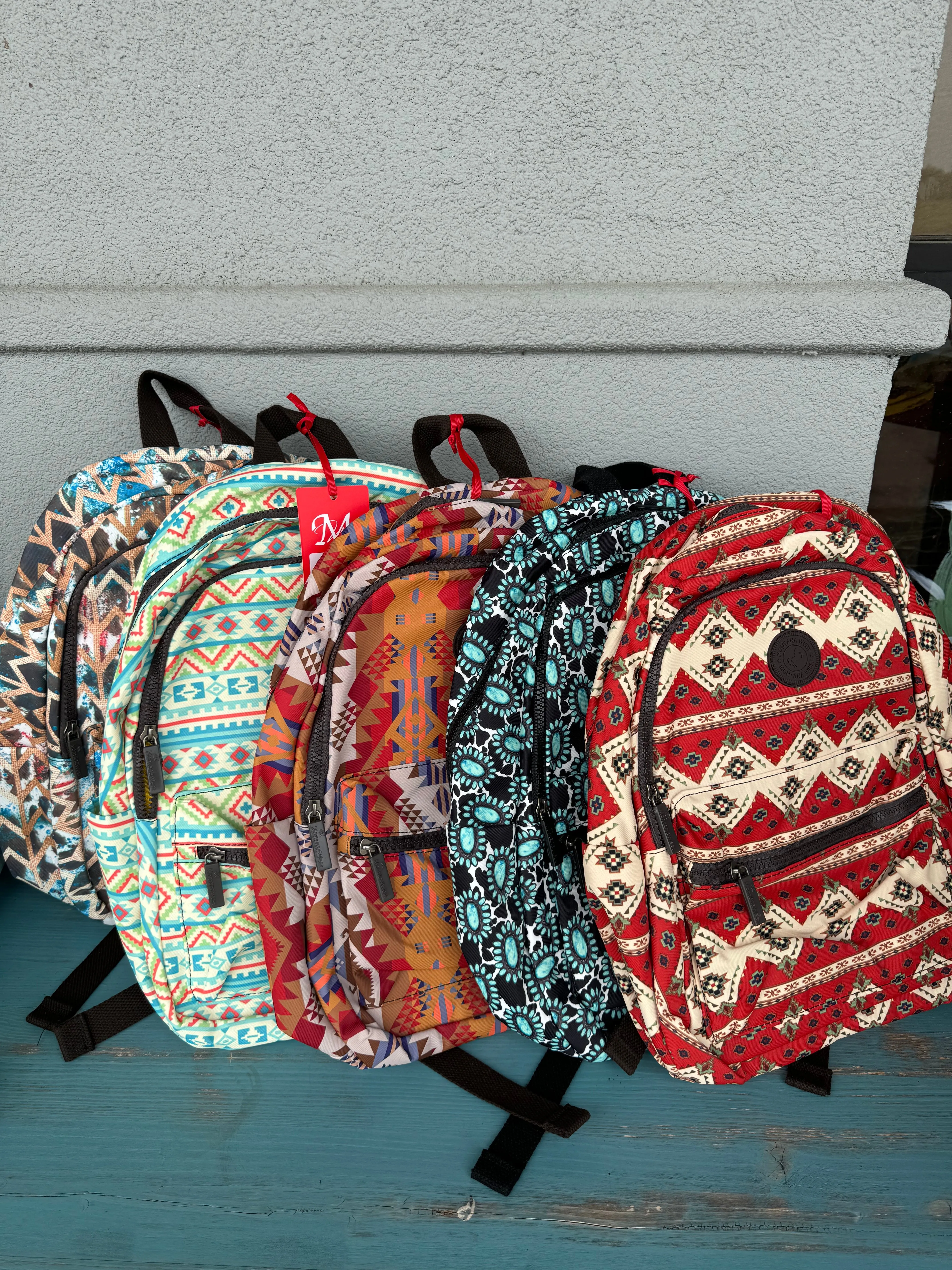 Western Printed Backpacks