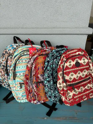 Western Printed Backpacks