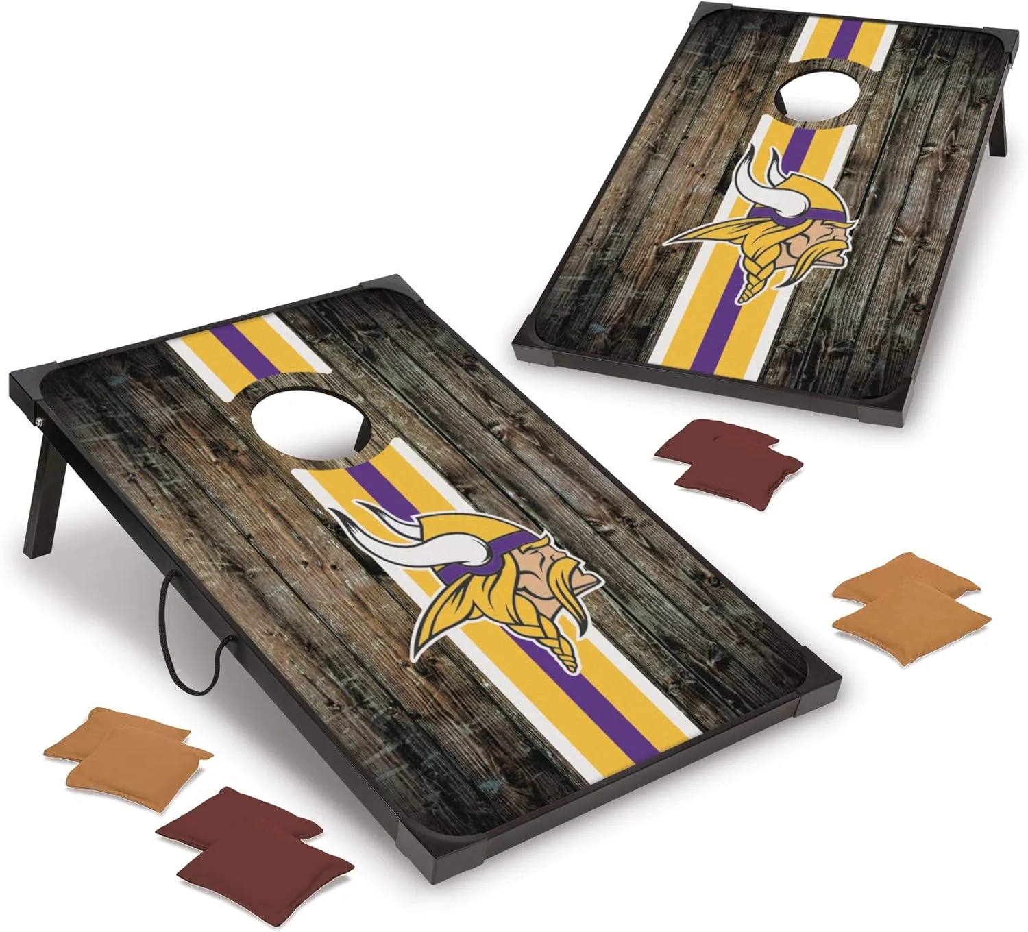 Wild Sports NFL 2' x 3' MDF Deluxe Cornhole Set - with Corners and Aprons