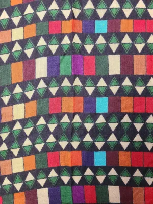 Winter Geos Wool Matte Scarf