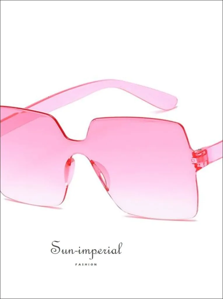 Women Yellow Fashion Sunglasses Oversized Square Shape